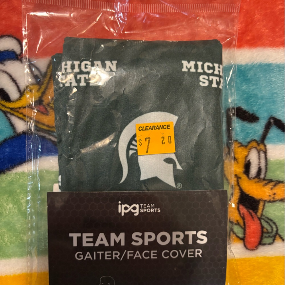 Unbranded Green Team Sports Gaiter/Face Cover